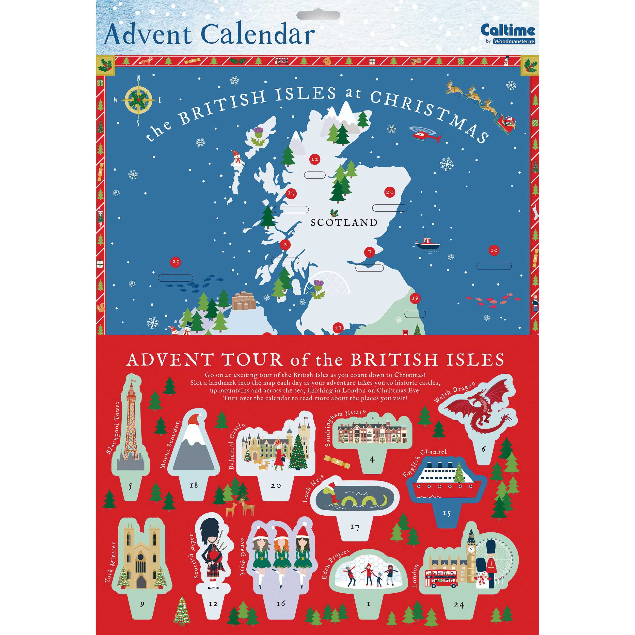 The British Isles At Christmas Advent Calendar