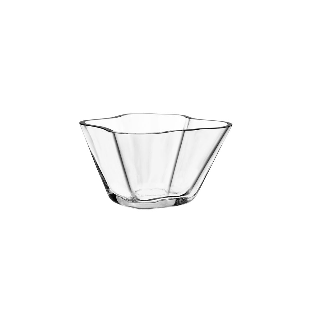 Aalto Hand Blown Glass Bowl | Clear  | 7.5 cm