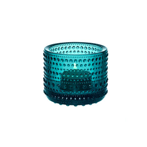 Kastehelmi Votive Glass Tealight Candle Holder | Sea Blue | 6.5cm