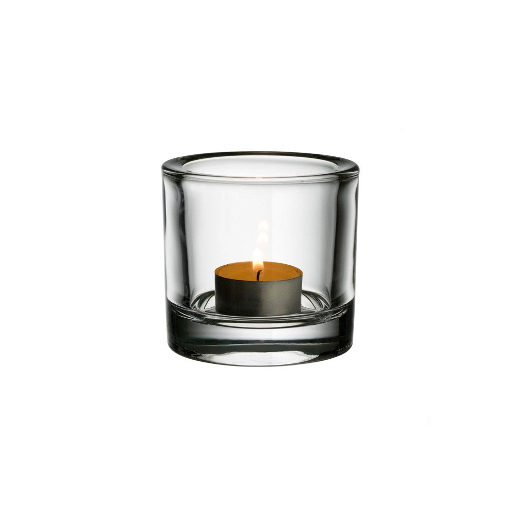 Kivi Votive Glass Tealight Candle Holder | Clear | 6cm