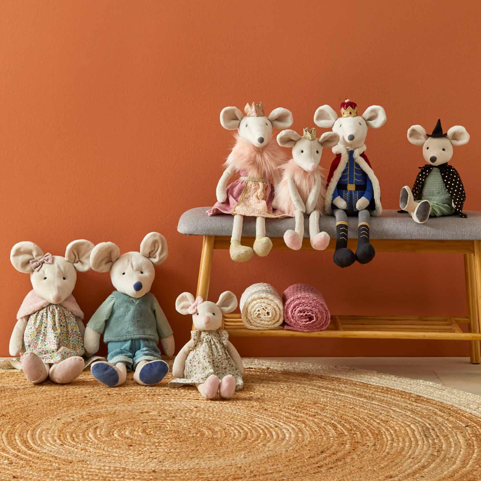King Mouse Children's Plush Toy