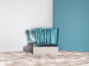 Alvar Aalto 海蓝色花瓶 16cm