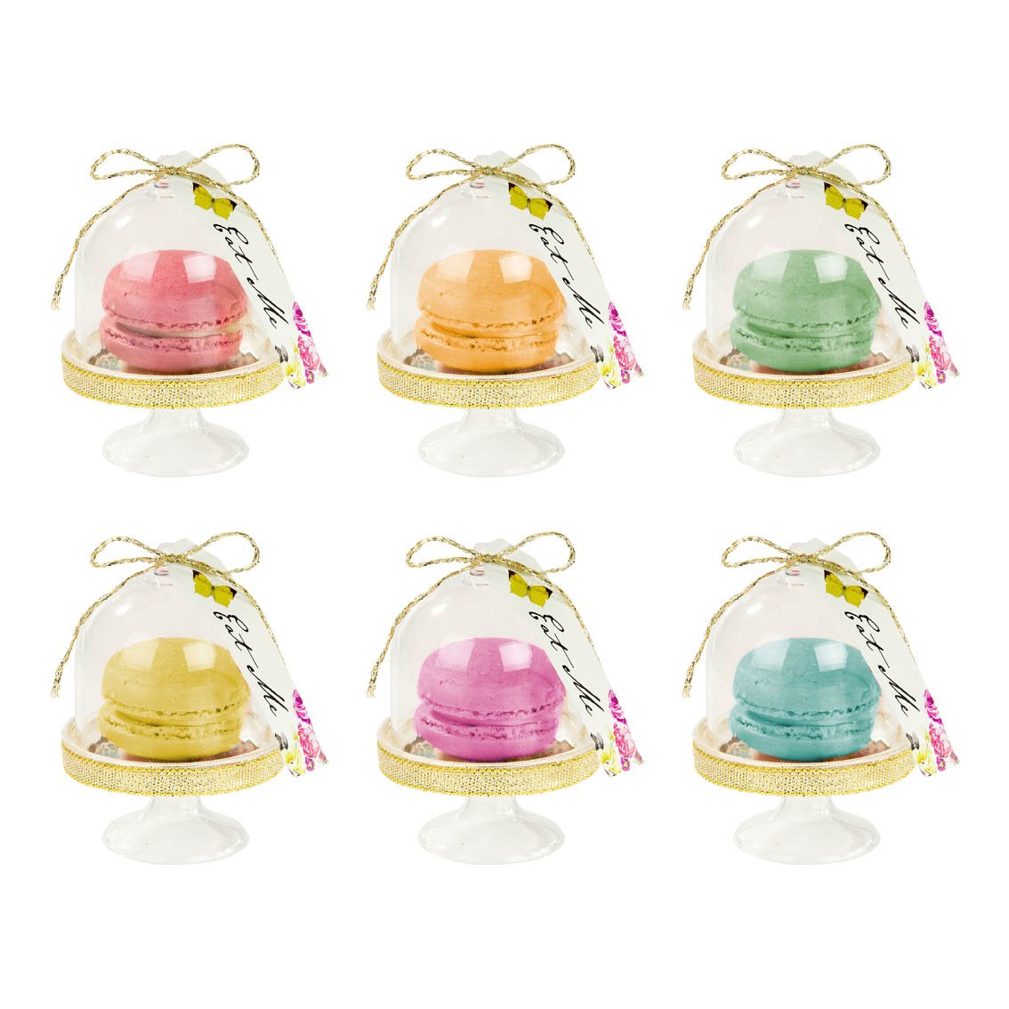 Truly Alice Curious Cake Domes | 6pk | 50x47mm