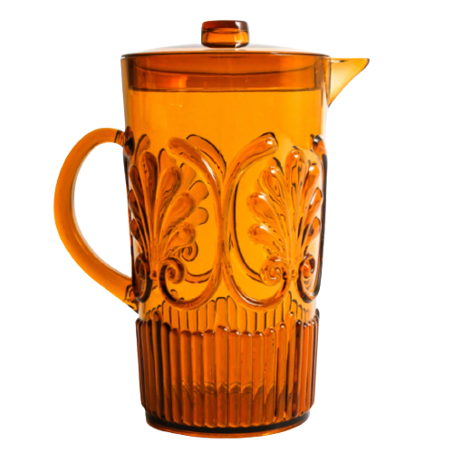 Acrylic Jug | Scollop Amber