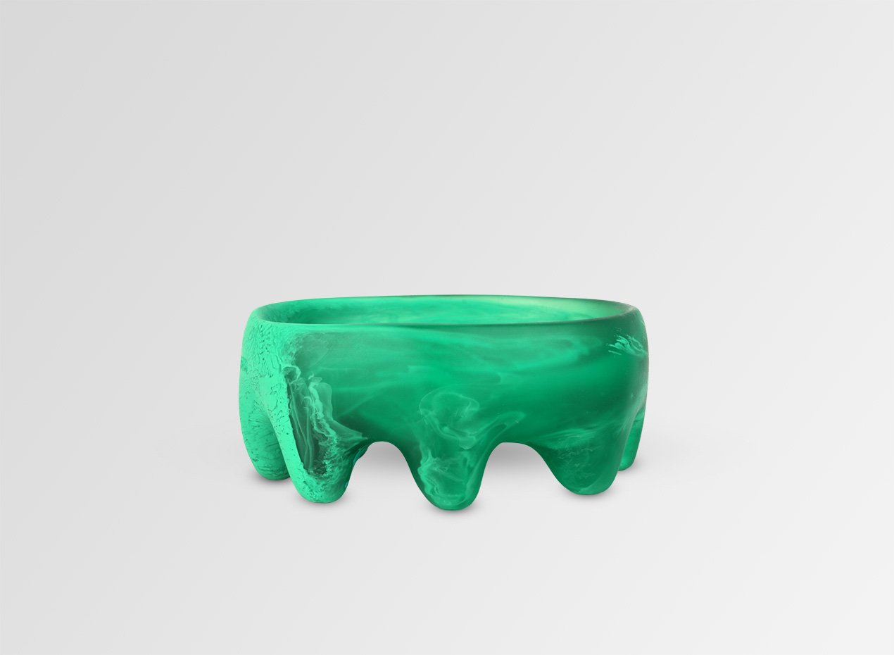 Resin Crown Dish | Leaf