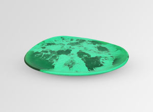 Resin Pebble Platter | Leaf