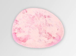 Resin Pebble Platter | Shell Pink