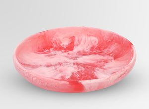 Large Resin Earth Bowl | Pink Guava