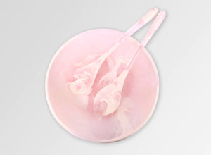 Resin Long Dew Servers | Shell Pink