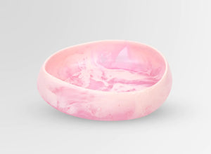 Medium Resin Rock Bowl | Shell Pink