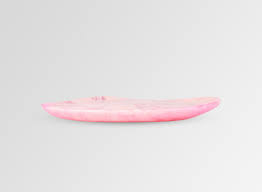 Resin Pebble Platter | Shell Pink