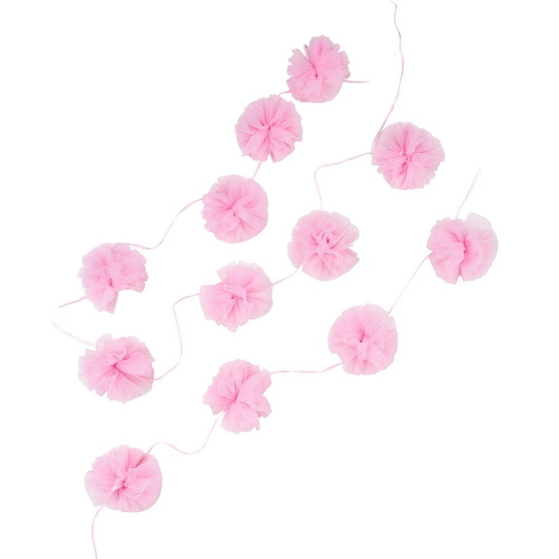 Pink Tulle Garland | 3m